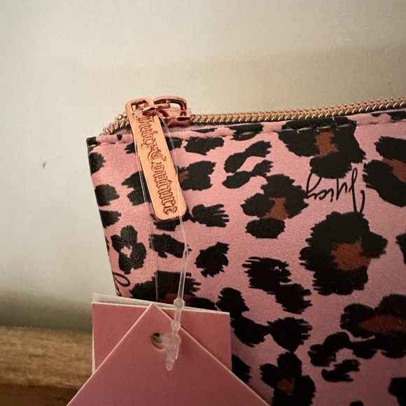 Juicy Couture Makeup Bag Pink Leopard New With Tags - Picture 3 of 4